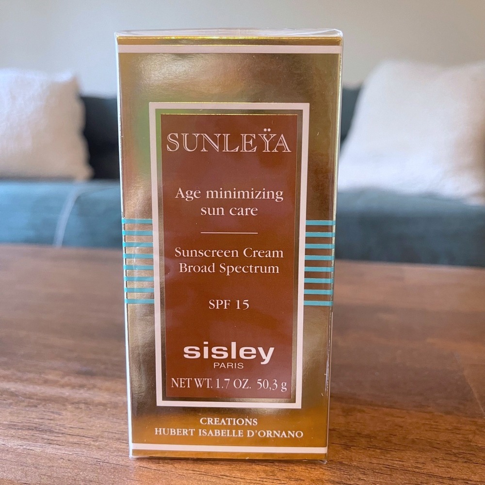 SUNLEYA SISLEY AGE MINIMIZING‎ SUN CARE SPF 15+ 1.7OZ/50.3g Cream Broad Spectrum